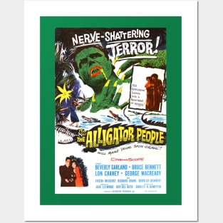 Classic 50's Horror Movie Poster - The Alligator People Posters and Art